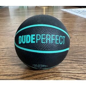 Dude Perfect Mini Basketball Kids OS Black Teal Trick Shot Sport Toy Accessory